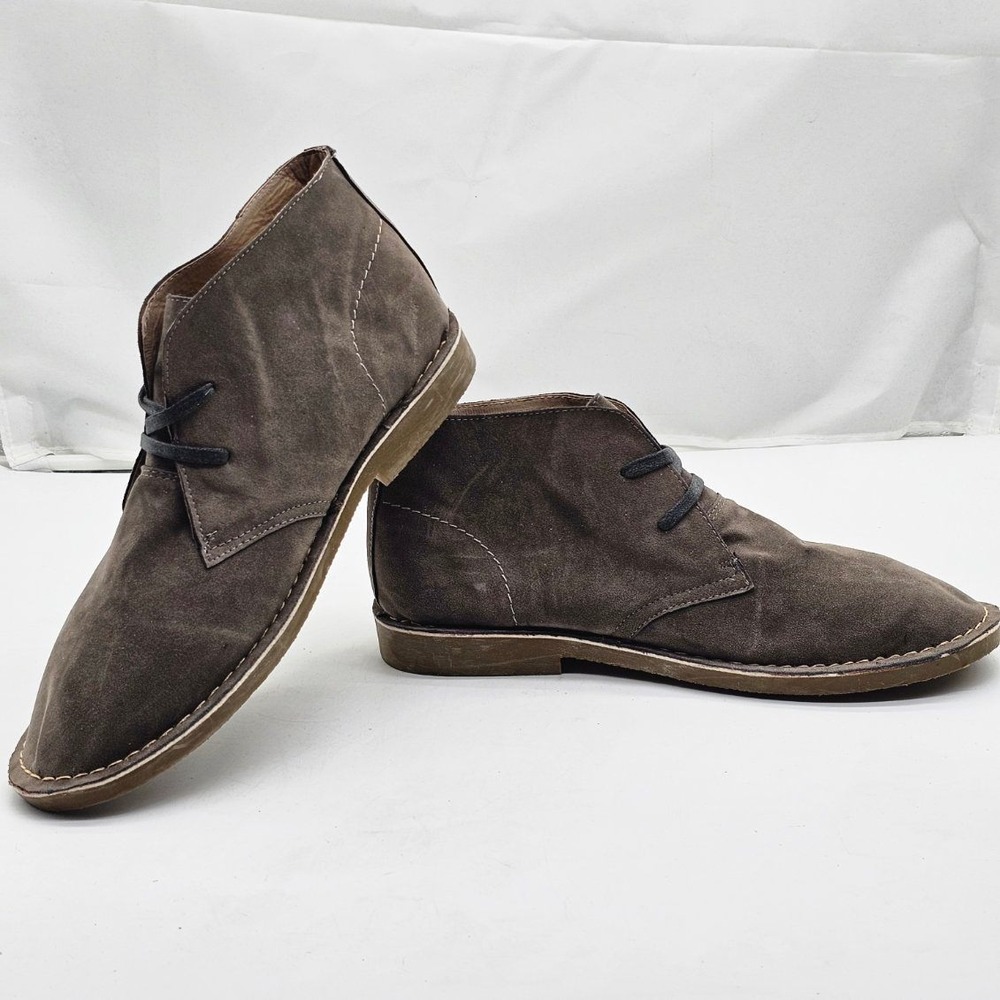 Giraldi Chukka Boots Mens Size 13 Brown  Atlantis Faux Suede Desert Boots